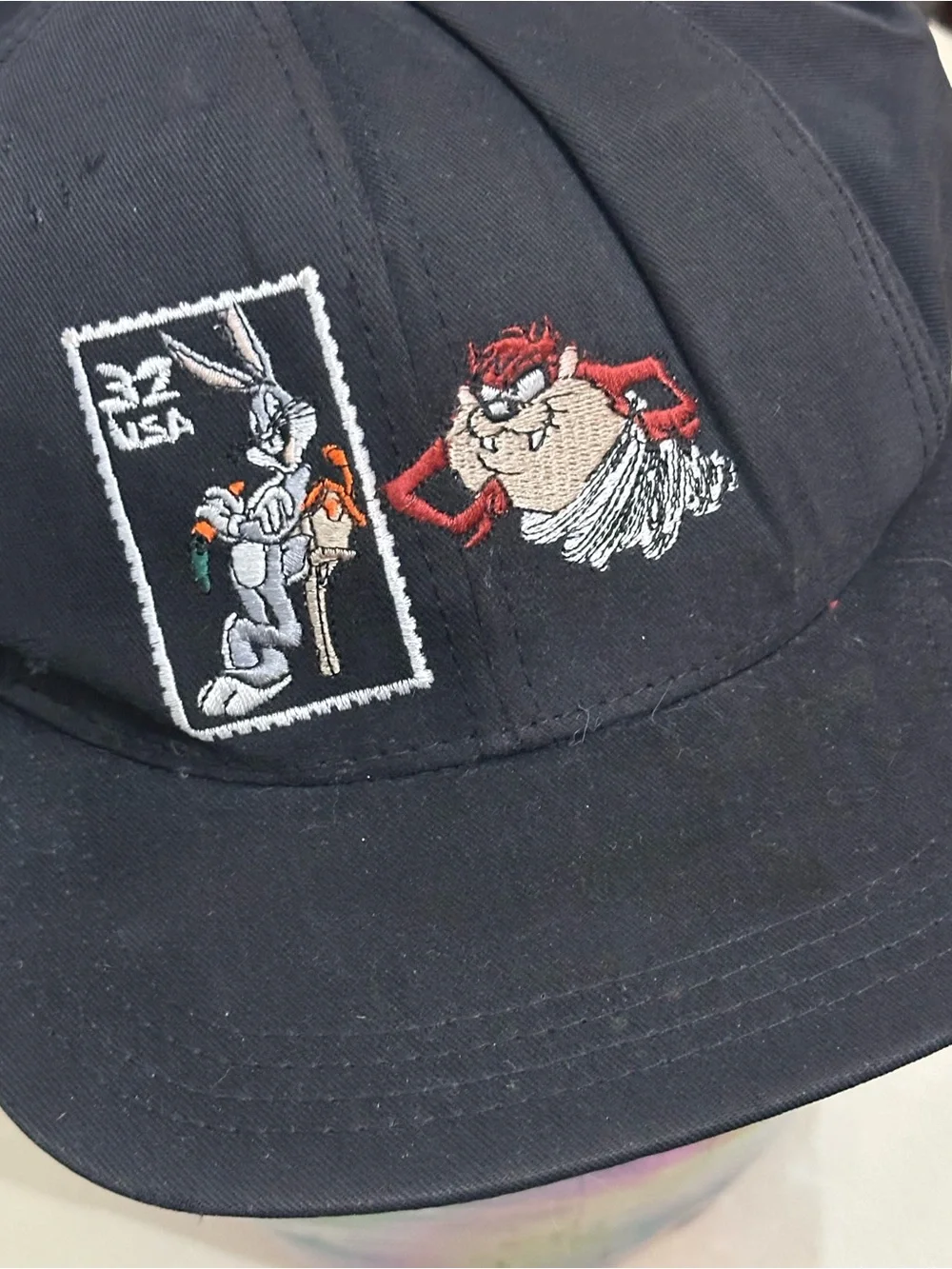 NWOT Looney Tunes Cap Embroidered Bugs Bunny and Taz